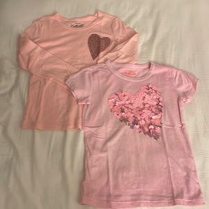J Crew Crewcuts pink tees
